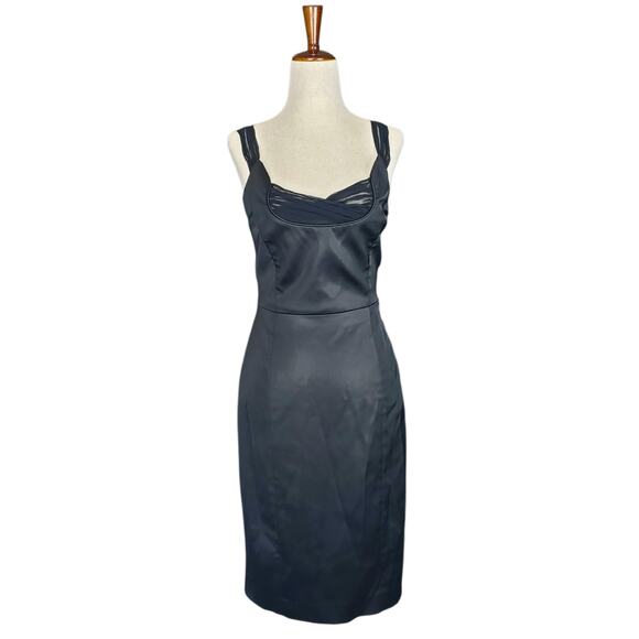 Vintage Betsey Johnson 90's Pencil Dress Whimsigoth Pin-Up Midi - Size 8 - Picture 1 of 11